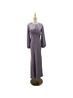 AW BRIDAL SZ 2 XS purple haze bridesmaid formal party maxi dress NEW 0B9